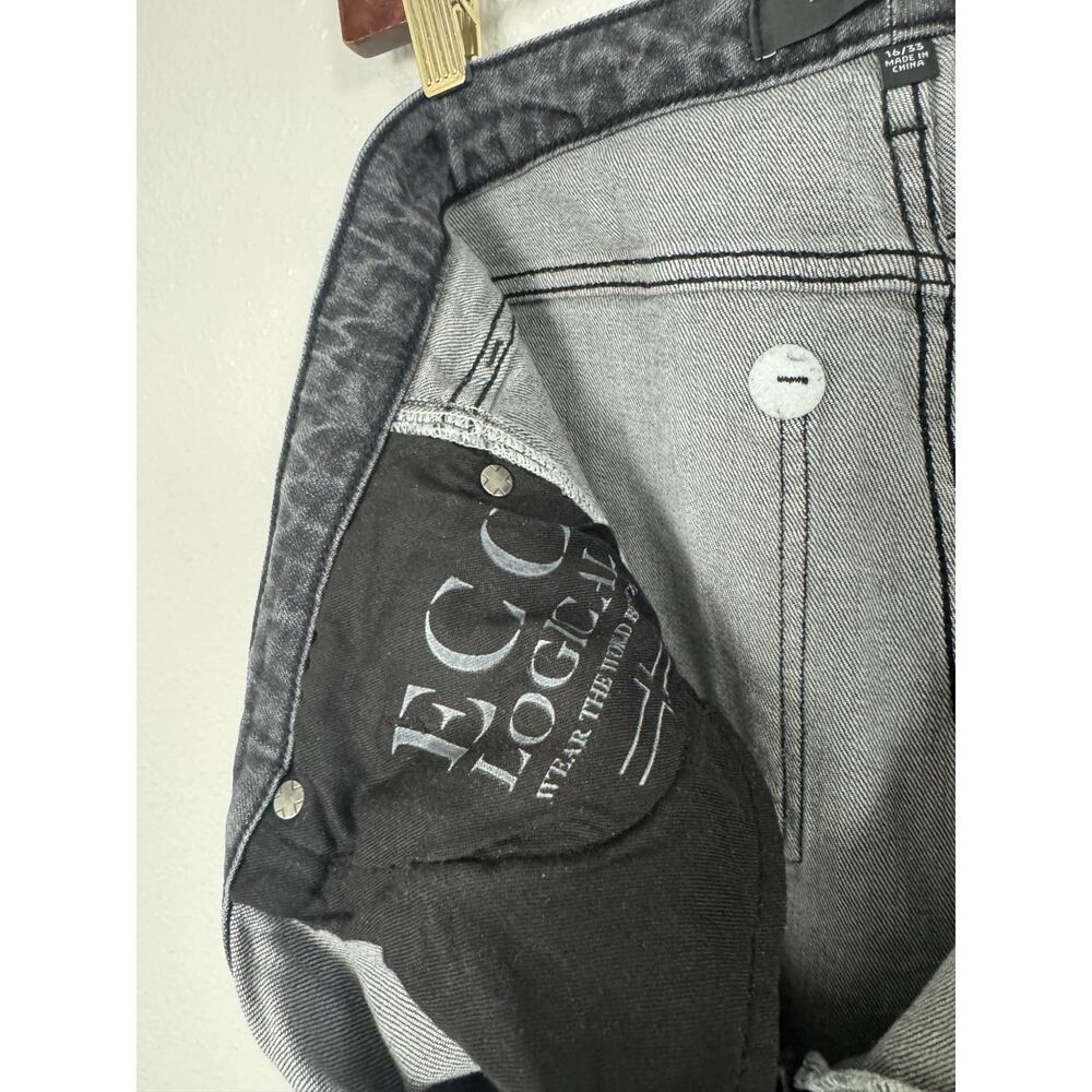 Liverpool Los Angeles Gray Split Hem Kick Flare Jeans Raw Hem 16 - Picture 9 of 9